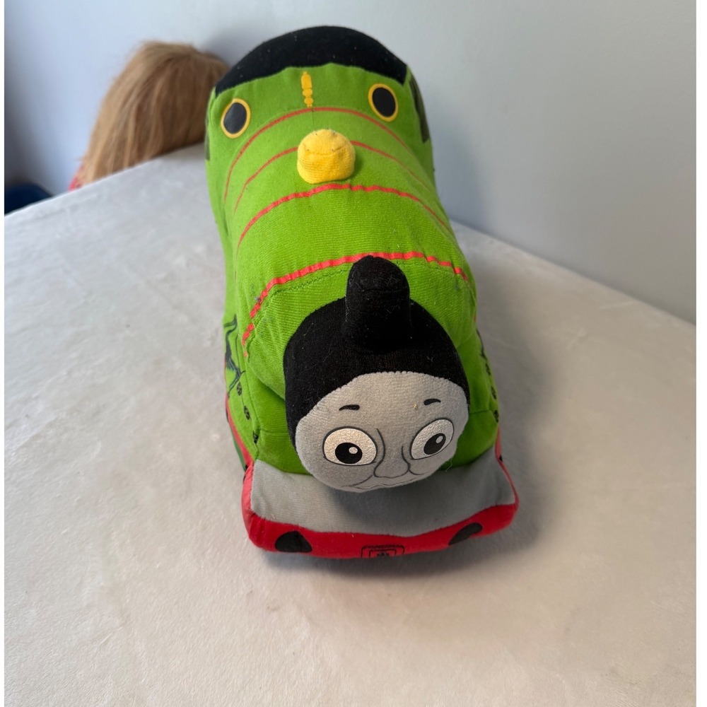 Thomas & Friends Percy the Small Engine Plush Green Train Kellytoy 2011 16 Inch
